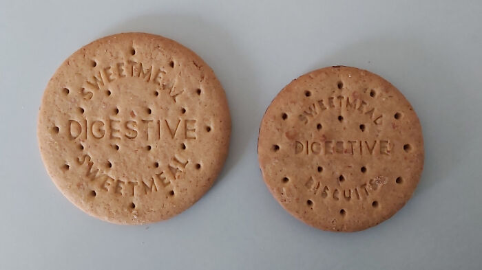 Las galletas Digestive de chocolate desaparecieron de las estanterías durante dos meses y volvieron un 27% más pequeñas