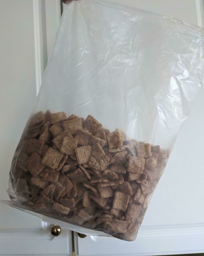 La cantidad de canela tostada crujiente que viene en la caja ahora