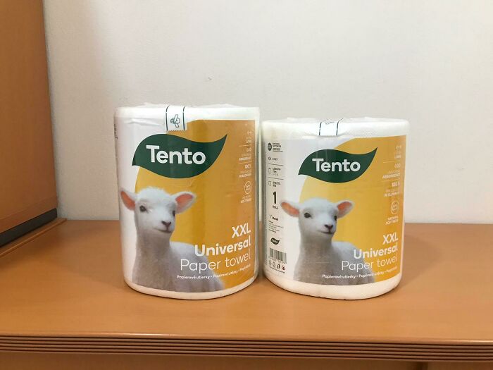 My Mom Just Found The Left Package In Her Storage, She Bought It About 2 Months Ago And Forgot About It. The Right Package Was Bought This Week