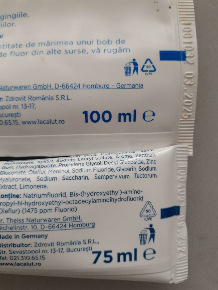 Toothpaste: From 100 Ml To 75 Ml. Same Fu*king Price