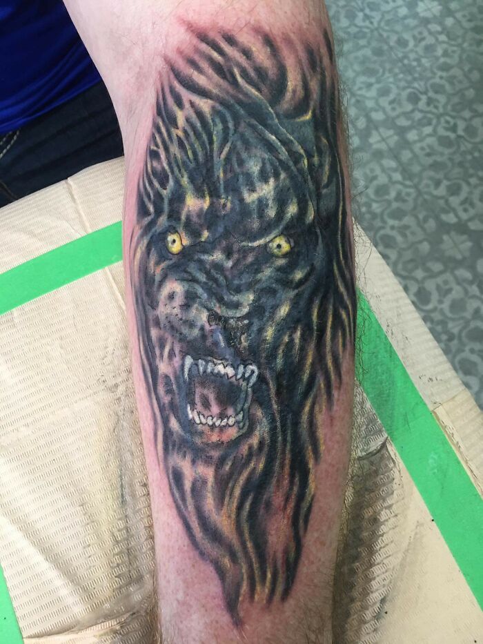 I Think This Dude Will Have To Do A Blacked-Out Arm Cover-Up To Hide This Cover-Up