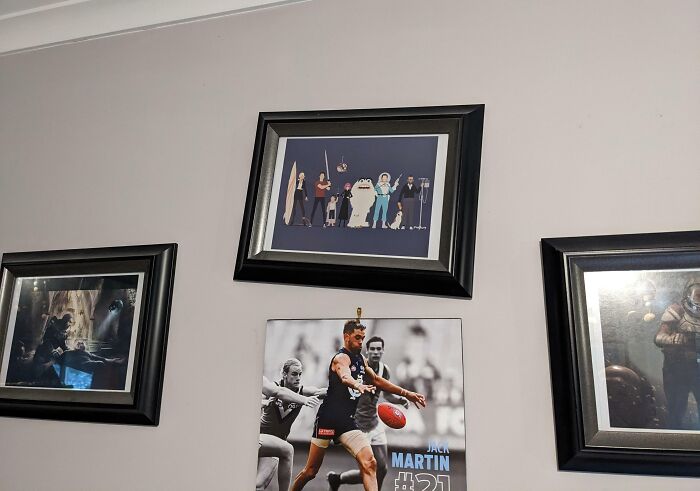 My 4-Year-Old Son Insists On Making The Top Frame Crooked And Gets Annoyed Whenever I Fix It