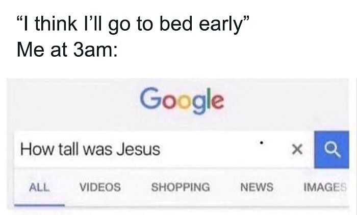 googling how tall is jesus at 3am meme