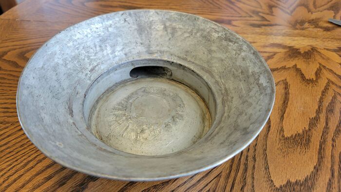 What Is This Metal Bowl Shaped Thing With A Hollow Handle/Spout?