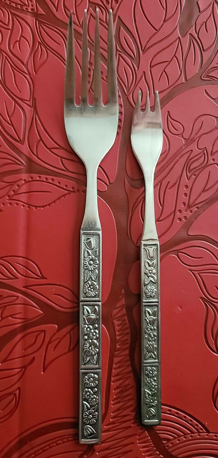 What Is This Tiny Fork For? Dinner Fork For Scale