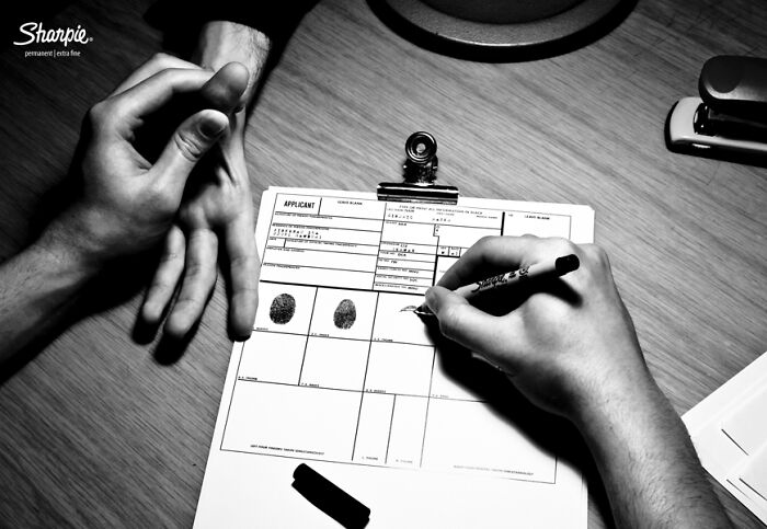 Ad For Sharpie Fine Tip Permanent Markers