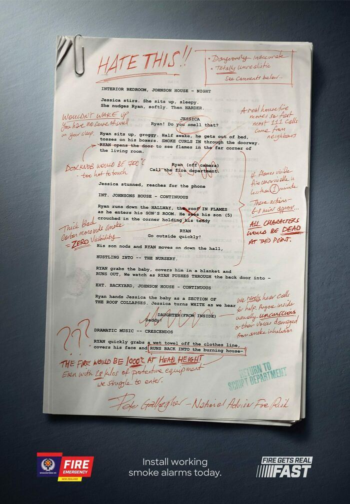 Firefighters Don't Like Fire Movies