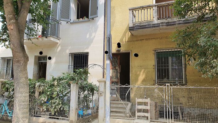 That Thin Line Just Below The First Floor Window. That's How High The Water Rose During The 2023 Flooding In Italy