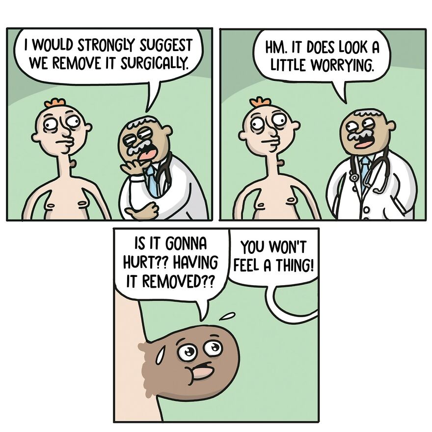 Meet Artist’s Dark-Humored Comics With Unexpected Twists