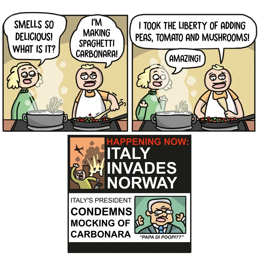 Meet Artist’s Dark-Humored Comics With Unexpected Twists