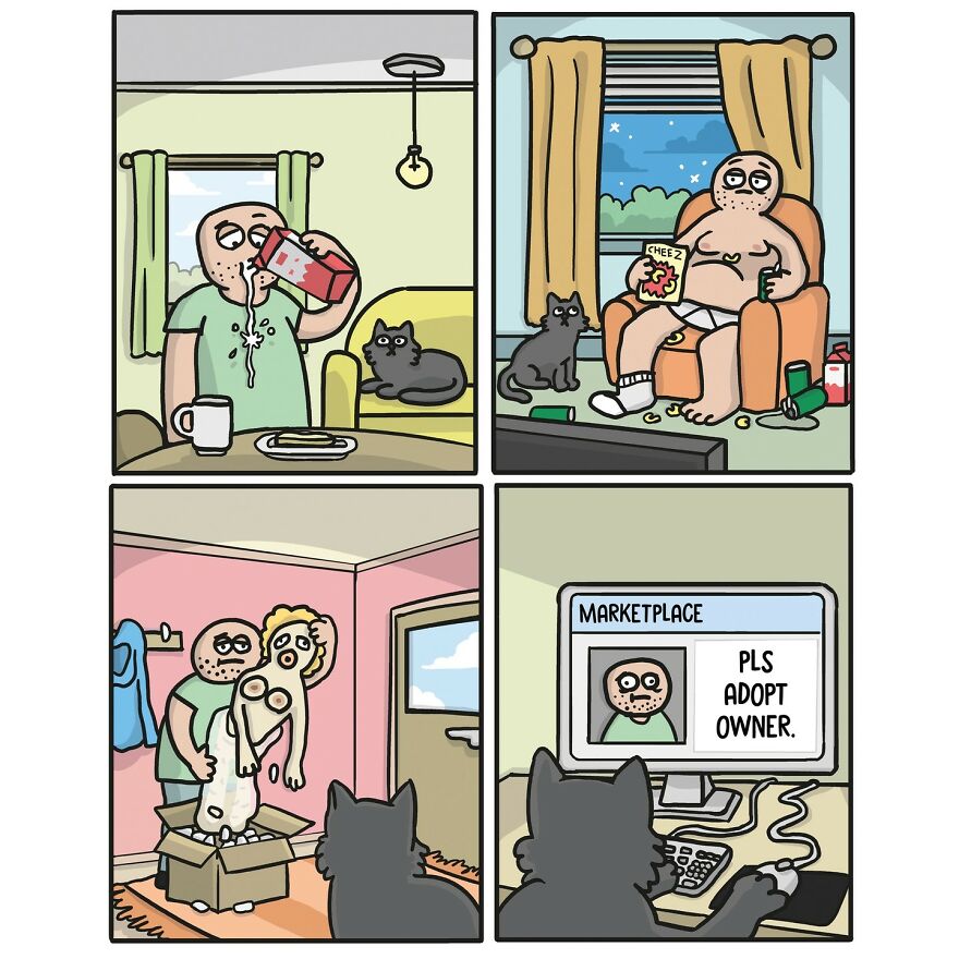 Meet Artist’s Dark-Humored Comics With Unexpected Twists