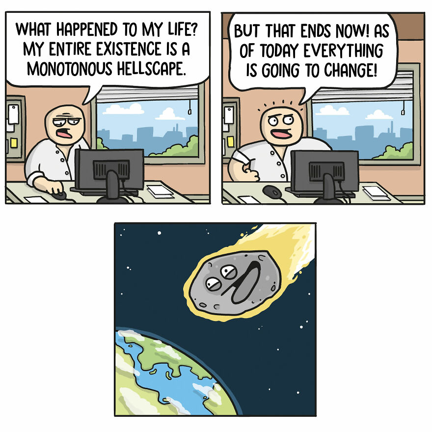 Meet Artist’s Dark-Humored Comics With Unexpected Twists