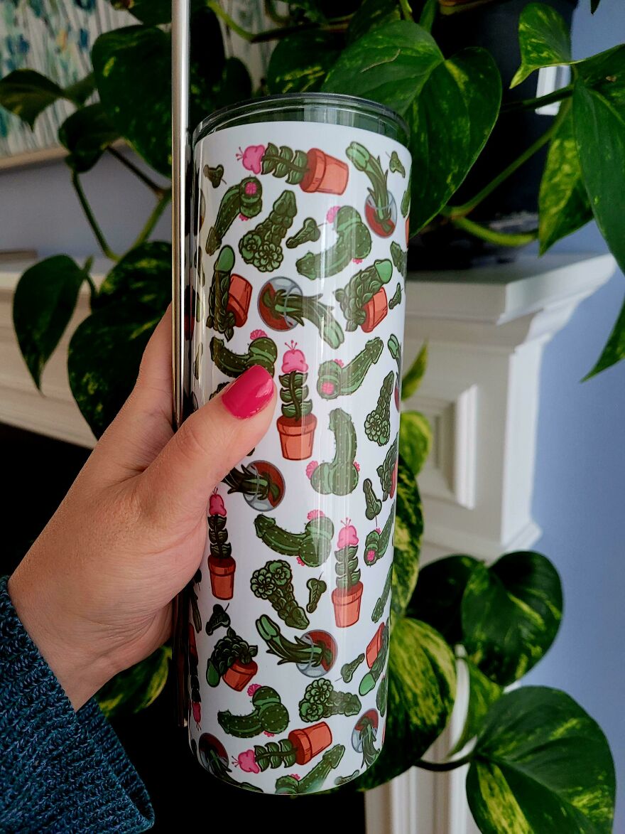 My Husband Got Me This Mug Because I Love Plants. My Colleagues Couldn't Stop Laughing.