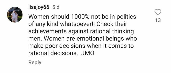 Great Collection Of Misogyny From Instagram