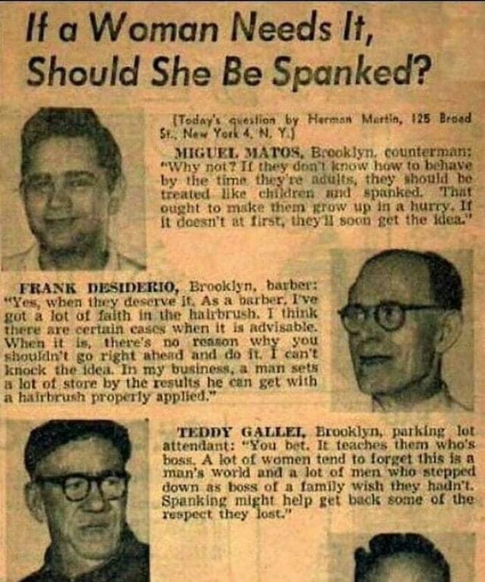 These Old Wife Beaters Making Excuses For Themselves