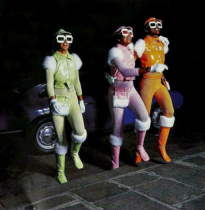 Moda de la era espacial, por André Courrèges, años 60