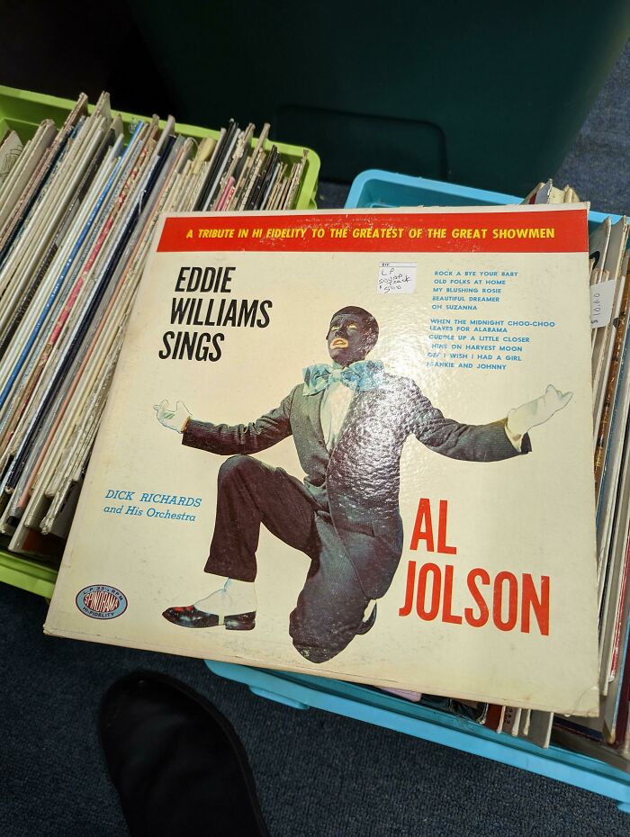Blackface "Tribute" In The Record Store Bargain Bin