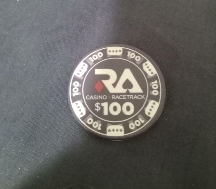 I Saw A Free Couch On The Side Of The Road So I Dug In The Cushions For Change And Found A $100 Chip For A Local Casino