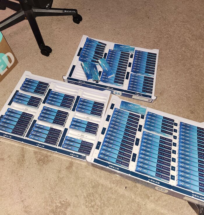Haul From Last Night! Hundreds Of Contact Lenses, Some Are Even My Prescription