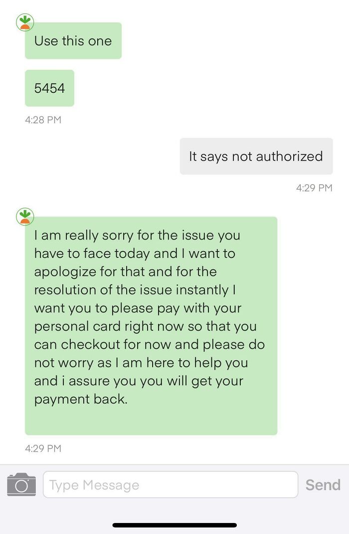 Is This Legit? Have Y’all Paid With Your Card?