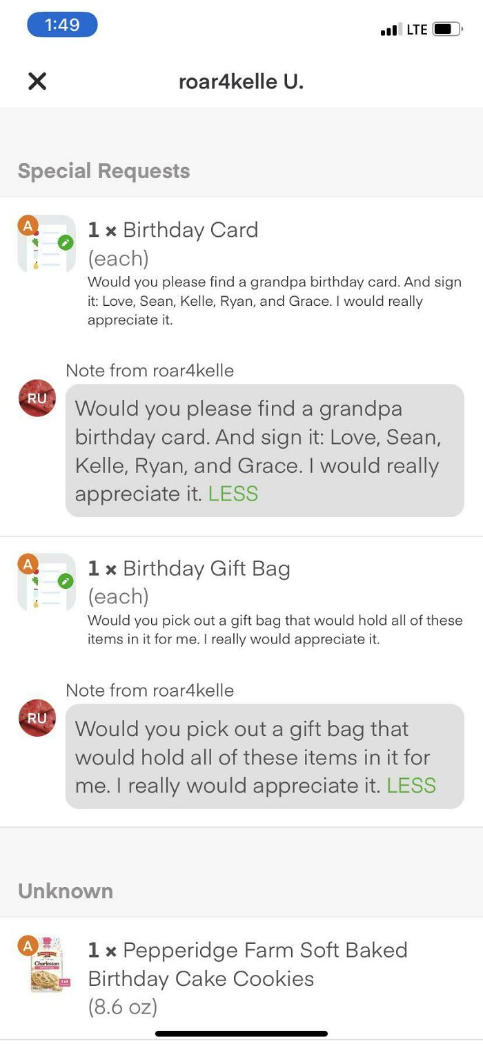 Got A Unique Request Today