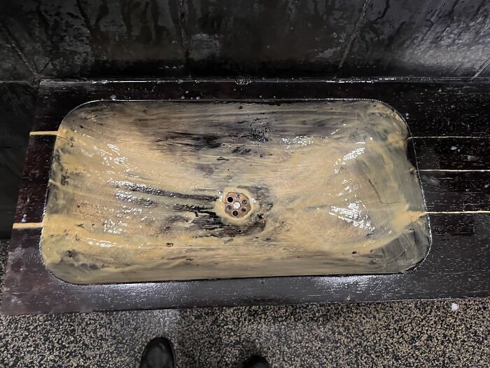 This Sink In The Toilet Of A Restaurant In Amsterdam. It Seems It's Suppose To Look Like That