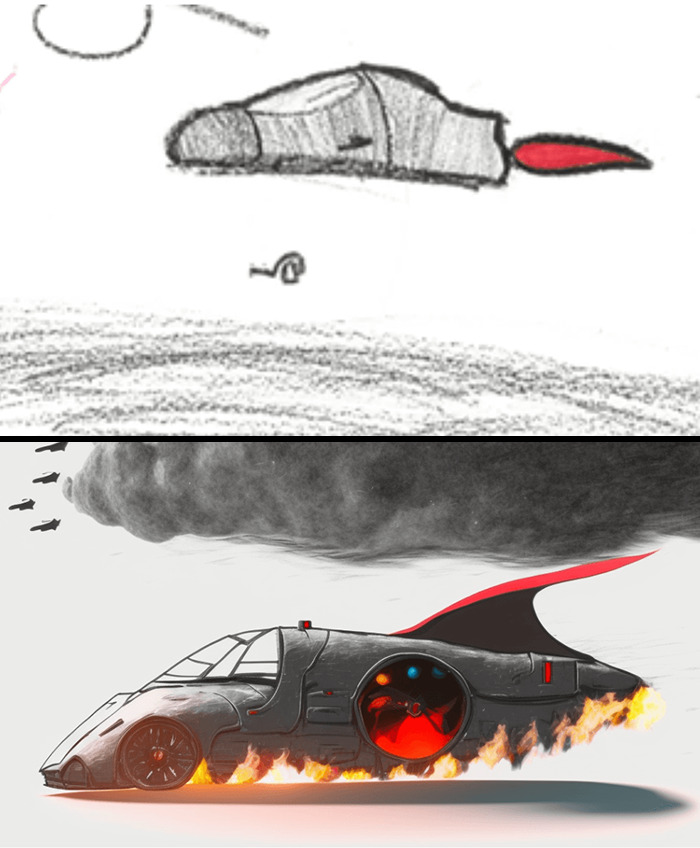 Aman, Age 9 – “Rocket Car”