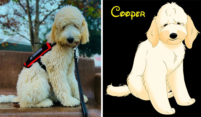 People Send Pictures Of Their Pets To This Artist To Get Them ‘Disneyfied’ (New Pics)