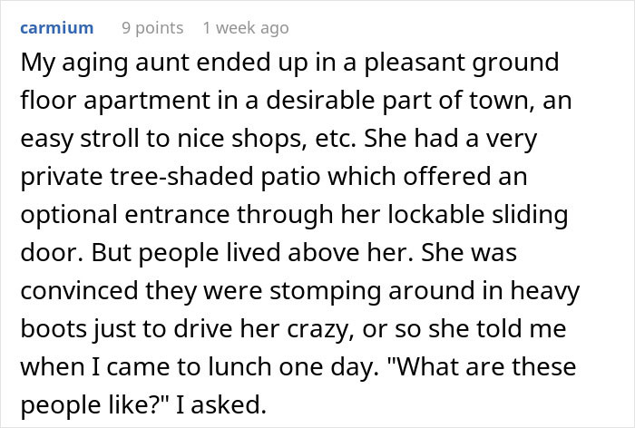 Ultra-Sensitive Elderly Couple Go Berserk Every Time Their Upstairs Neighbor Makes A Noise, To The Point Of Calling Cops Over A Microwave