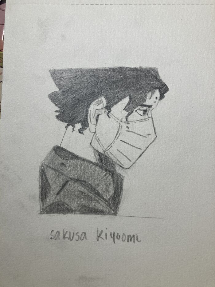 I Drew Sakusa Kiyoomi From Haikyuu
