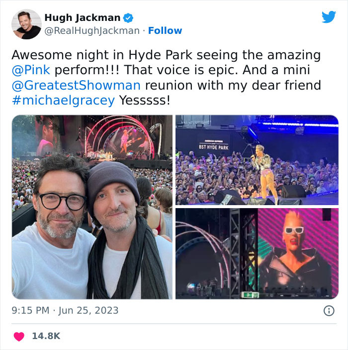 Pink&rsquo;s Fan Throws Late Mother&rsquo;s Ashes At Singer During Concert, She Responds