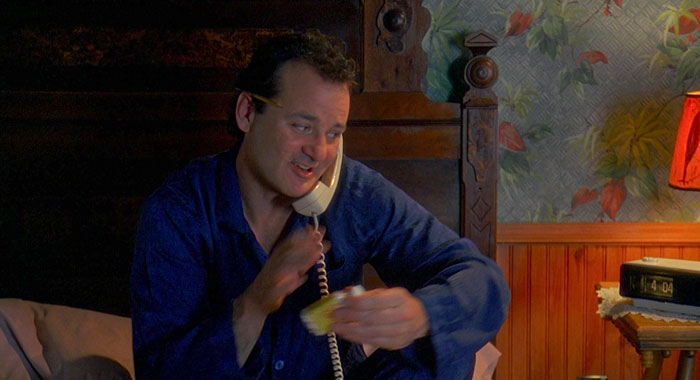 Phil speaking by phone