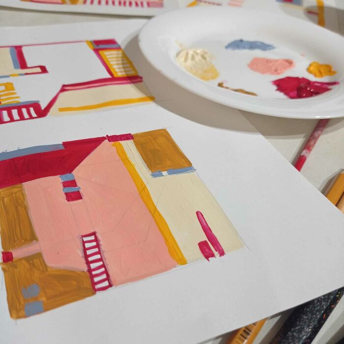 Abstract Art And Quick Sketches Are The Motivations Of Life For This Artist From The Frontline Zone In Ukraine (14 Pics)