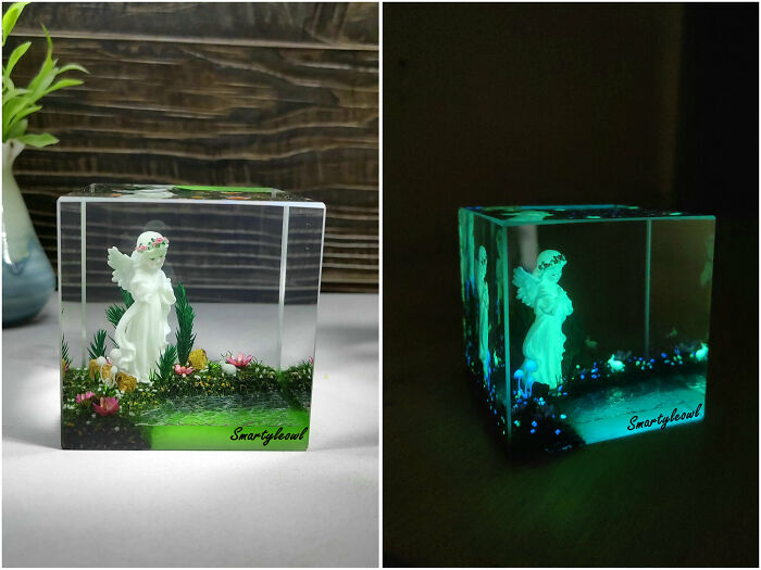 Angel Resin Diorama
