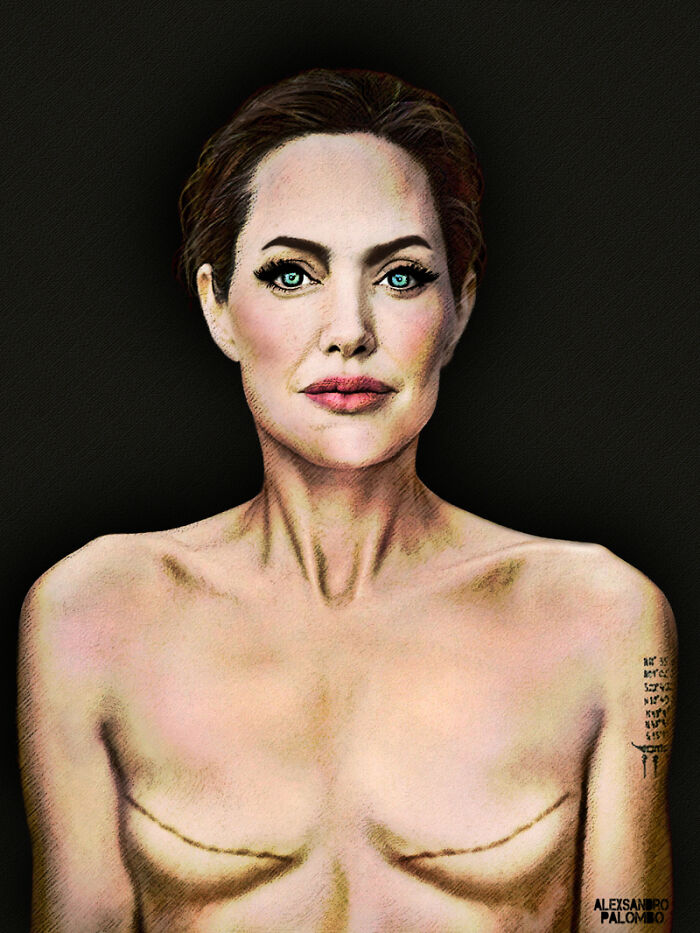 Milan Removed The Famous Mural With Angelina Jolie With Mastectomy Scars Painted By Alexsandro Polombo