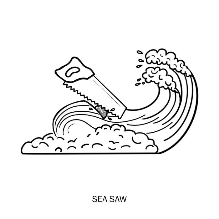 Artist Illustrated Literal Meanings Of Words And Word Combinations (New Pics)