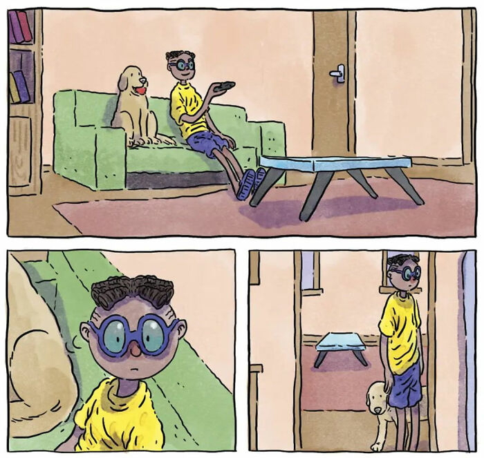 Este artista crea 6 nuevos y emotivos cómics sobre la vida con un gato y un perro inspirados en sus experiencias personales Este artista crea 6 nuevos y emotivos cómics sobre la vida con un gato y un perro inspirados en sus experiencias personales