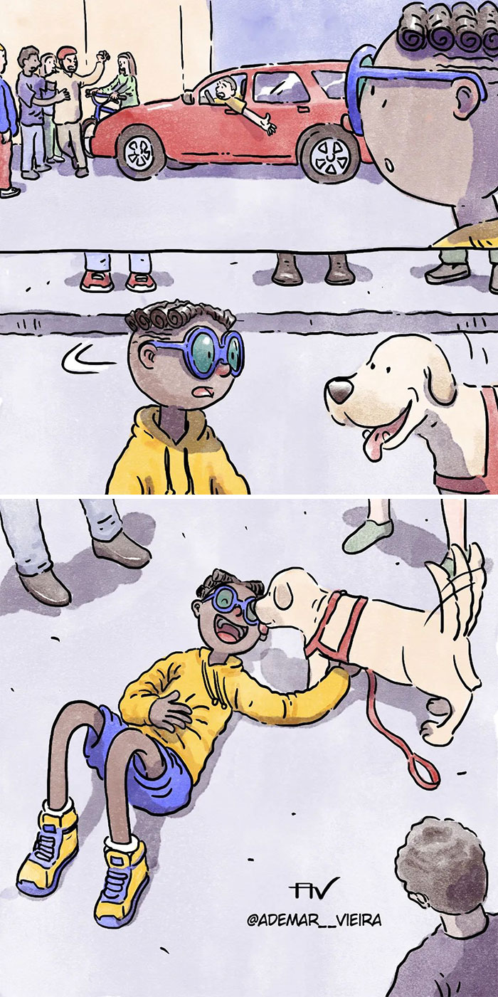 Este artista crea 6 nuevos y emotivos cómics sobre la vida con un gato y un perro inspirados en sus experiencias personales Este artista crea 6 nuevos y emotivos cómics sobre la vida con un gato y un perro inspirados en sus experiencias personales