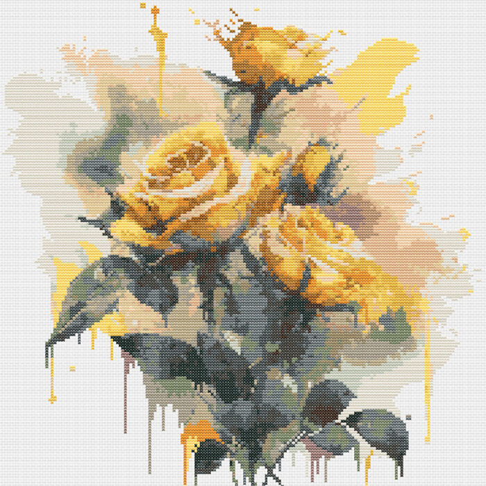 Cross-Stitch Patterns And Watercolor Paintings (11 Pics)