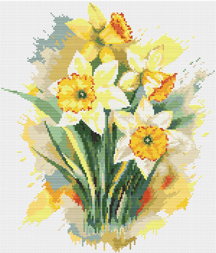 Cross-Stitch Patterns And Watercolor Paintings (11 Pics)