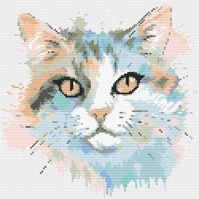 Cross-Stitch Patterns And Watercolor Paintings (11 Pics)