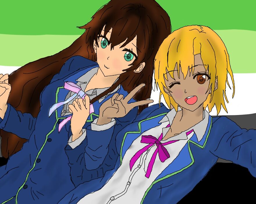 Aromantic People Faren And Destiny