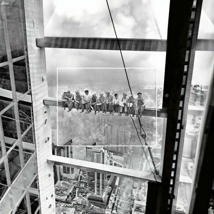  Almuerzo en un rascacielos, 1932 
