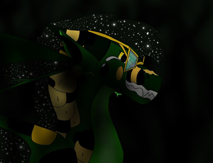 A Redraw Of One Of My Old Drawings. It’s My Oc Nightshade