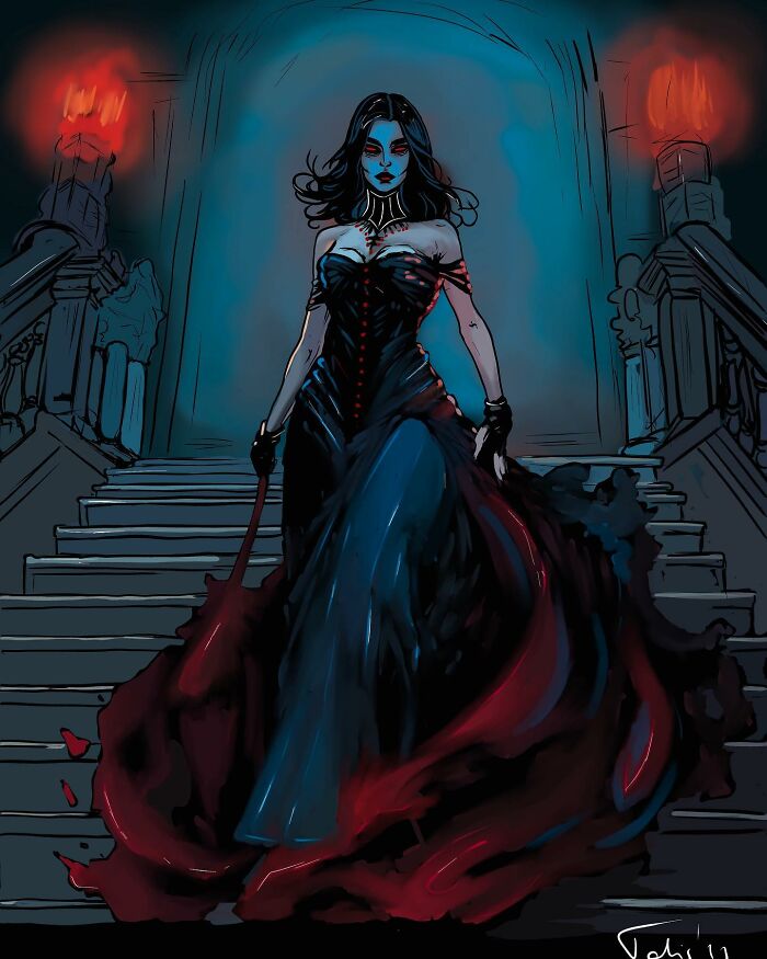 Hi Pandas, Check Out Some Of My Spooky Digital Art!