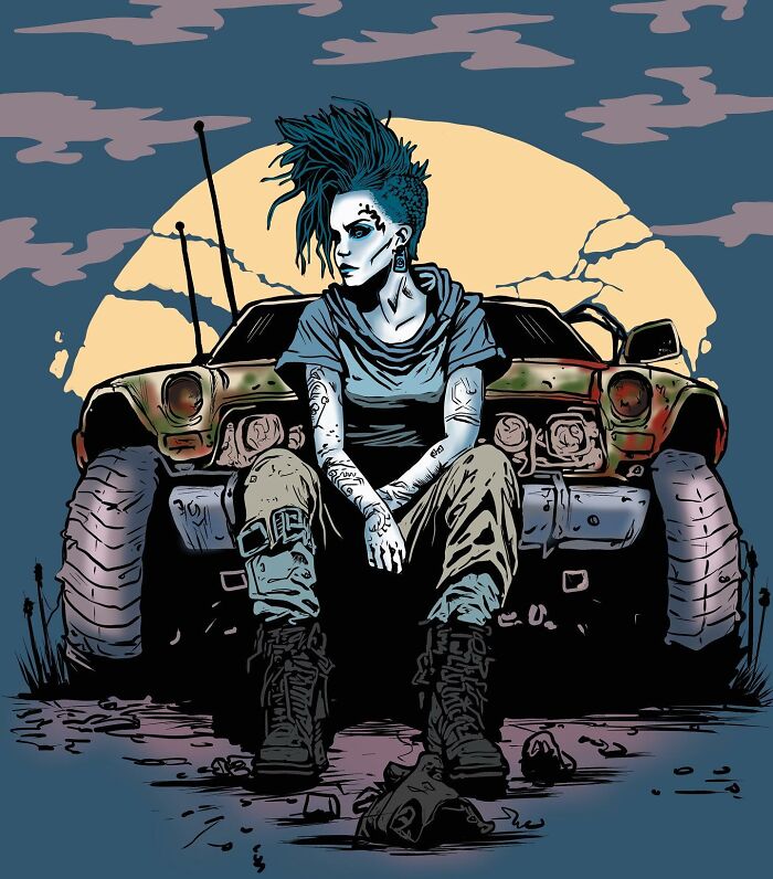 Hi Pandas, Check Out Some Of My Spooky Digital Art!