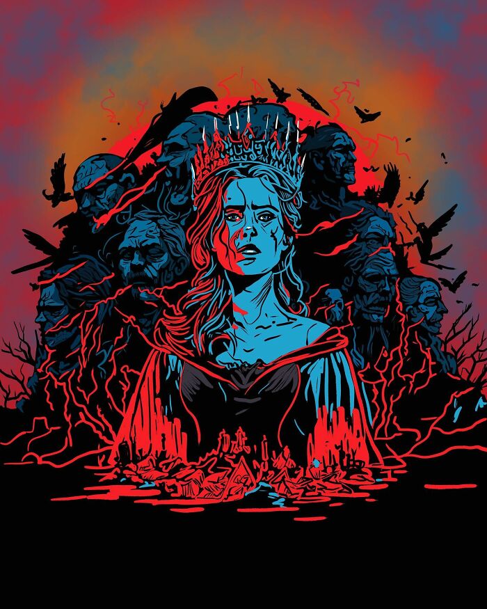 Hi Pandas, Check Out Some Of My Spooky Digital Art!