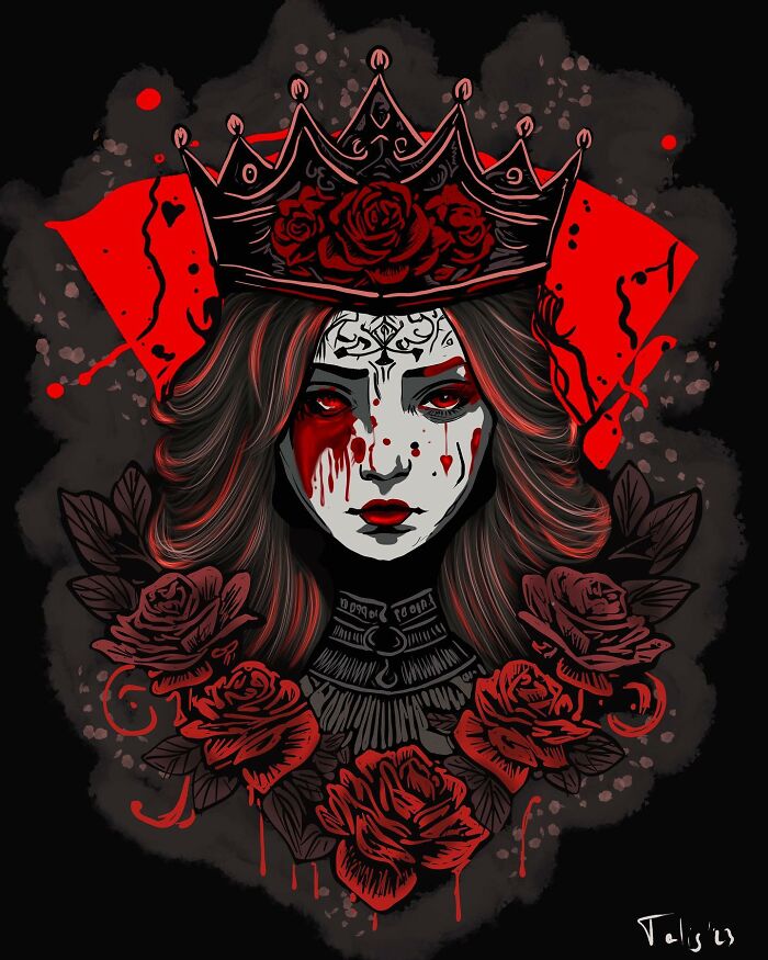 Hi Pandas, Check Out Some Of My Spooky Digital Art!