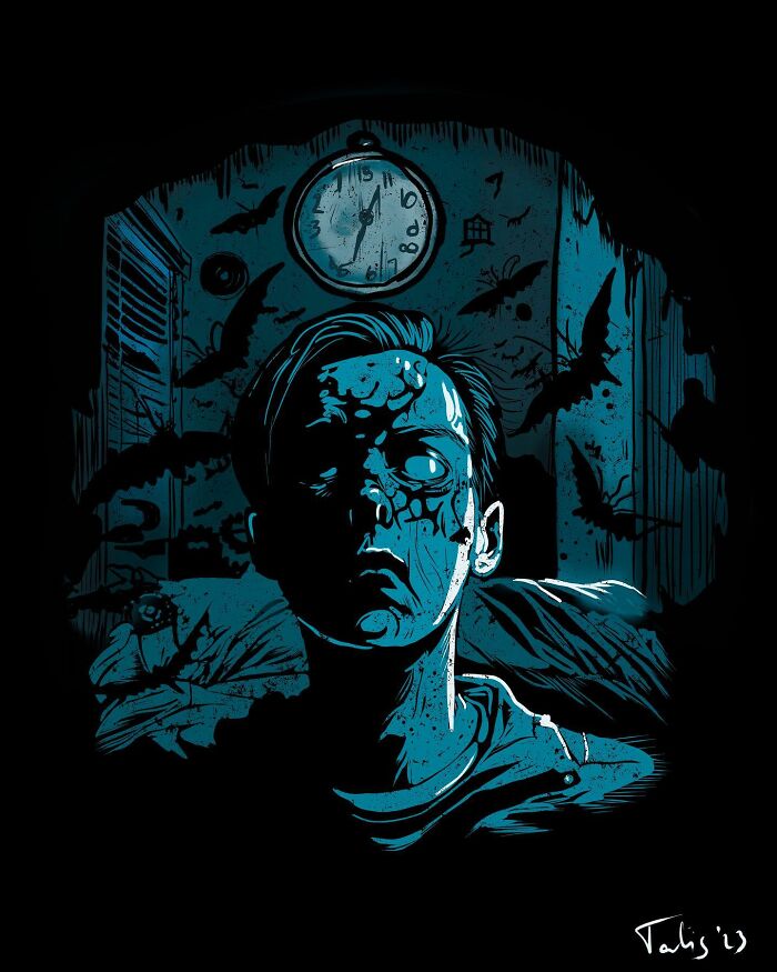 Hi Pandas, Check Out Some Of My Spooky Digital Art!