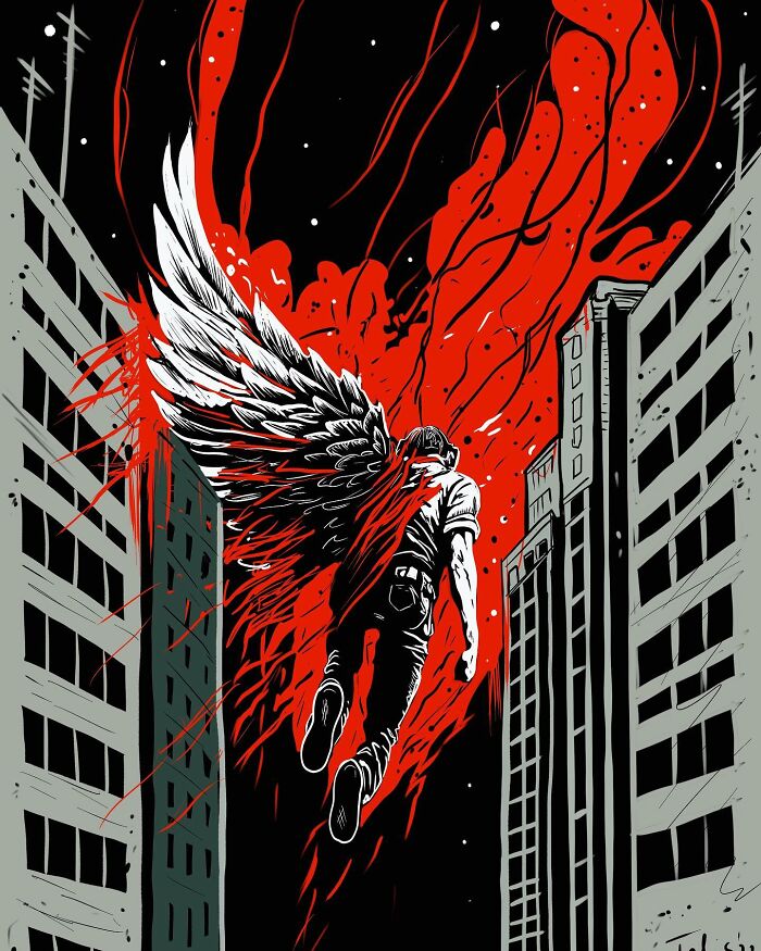 Hi Pandas, Check Out Some Of My Spooky Digital Art!